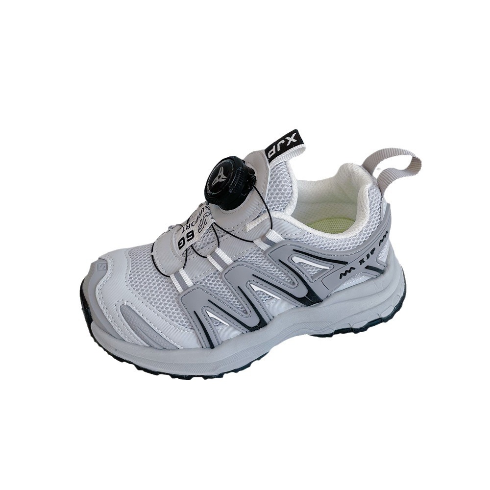 2024 Spring and Autumn New Children's for Boys Soft soled Comfortable Sports Running Korean Edition Fashion Knob Girls'_voghion.com