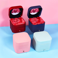 New Rose Gift Box Valentine's Day Jewelry Box Ring Box Lipstick Box Pendant Box Rose Jewelry Box