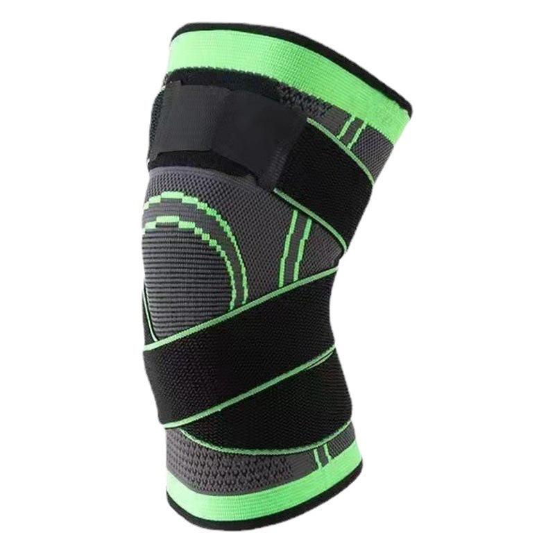 Factory direct Sports knitted basketball knee pads leg pads outdoor riding elastic breathable straps non-slip cross-border wholesale