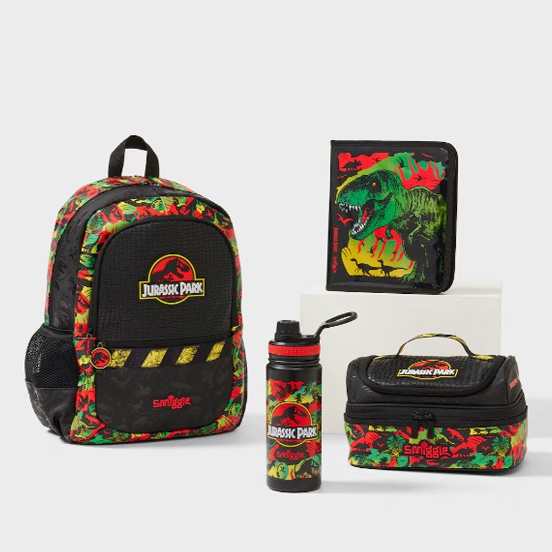 Australia smiggle dinosaur schoolbag large cartoon backpack children's backpack leisure bag for primary and secondary school students Australia smiggle dinosaur schoolbag large cartoon backpack children's backpack leisure bag for primary and secondary school students