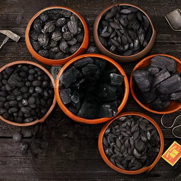 Cooking Tea Barbecue Charcoal Longan Olive Chrysanthemum Wulan Ganoderma lucidum Ding Charcoal Smokeless White Frost Charcoal Kung Fu Cooking Tea Charcoal