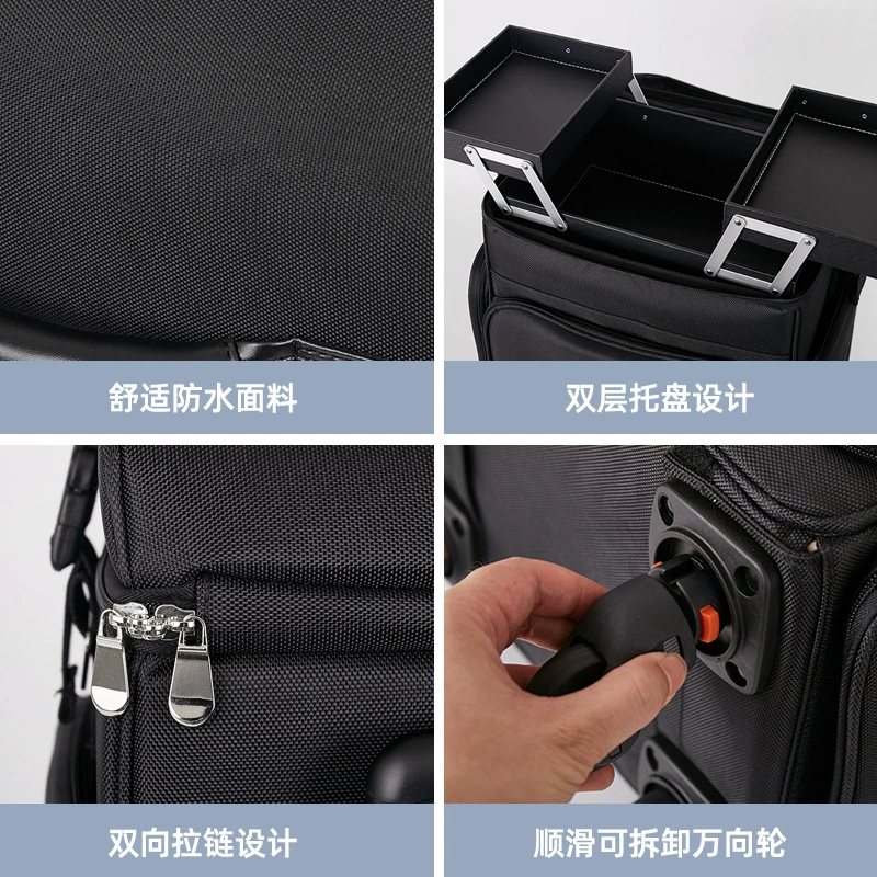 Nylon capacious suitcase for manicure for eyelashes