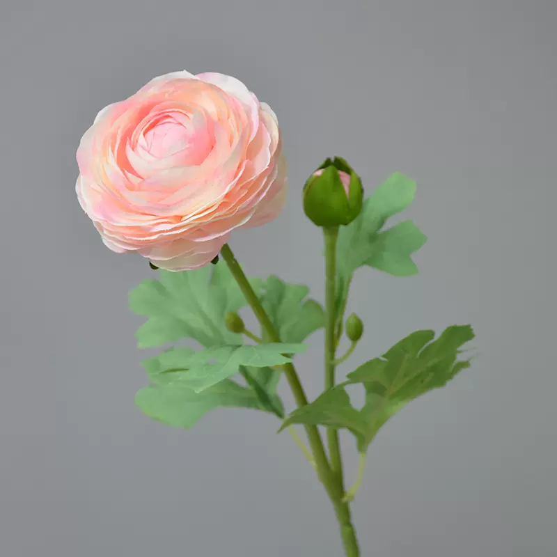 仿真2头露莲单枝千层洋牡丹 室内家居客厅装饰摆放婚庆摄影假花