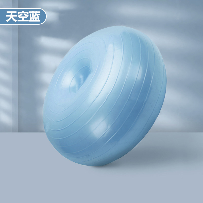 Bola de yoga Bola de fascia exfoliante a prueba de explosiones Bola de velocidad de onda Estudio de yoga Donut Bola de manzana rosca de masaje Bola de manzana