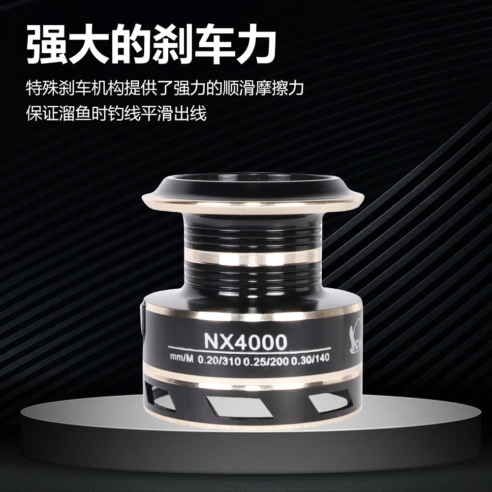 NX Series Smooth Casting Spinning Reel Marine Fishing Reel Saltwater Corrosion-Resistant Full Metal Spinning Reel Long Casting