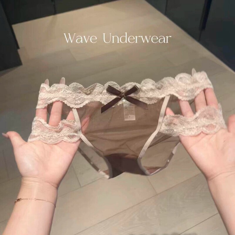 Leg Rings Are Really Beautiful and Sexy! Sexy Lace Panties for Women, Low-Waist Sheer Mesh Breathable Briefs for Women