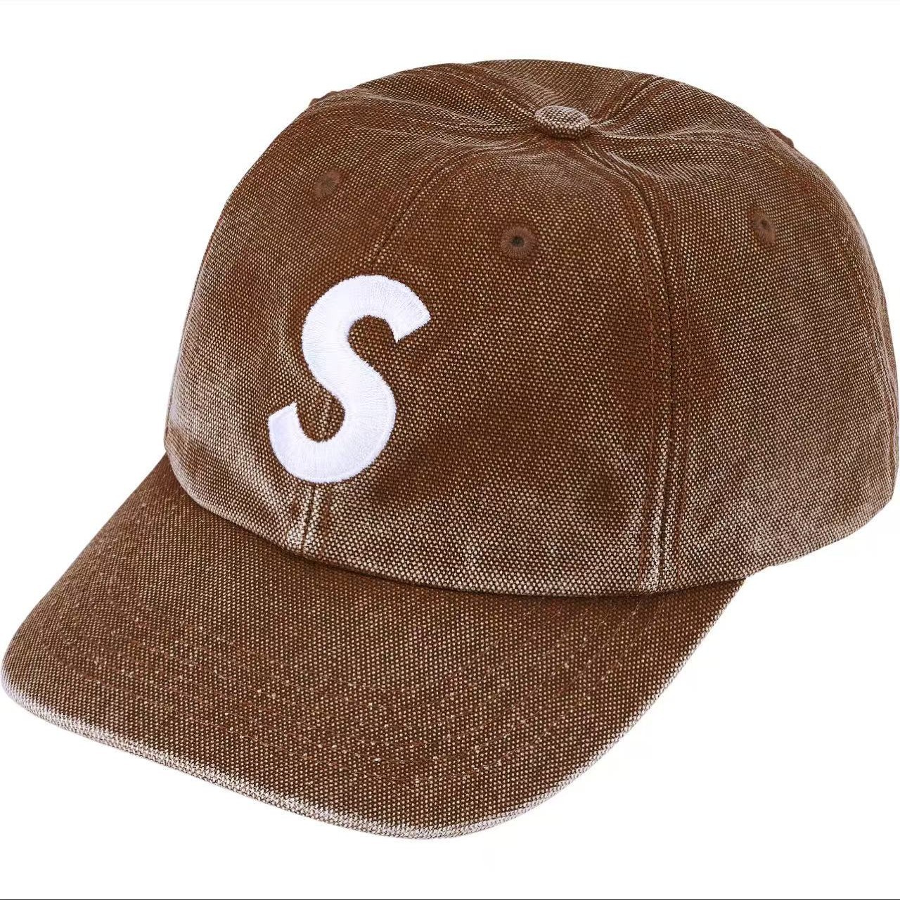 H047 baseball cap washed brown