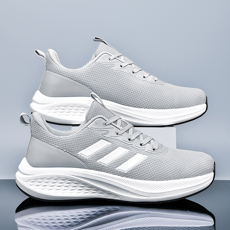 Sports Running Shoes with Three Stripes, Putian Shoes, Real Popcorn Plus Carbon Plate Soles, Breathable Mesh Trendy Shoes for Men and Women, Couples Sports Running Shoes with Three Stripes, Putian Shoes, Real Popcorn Plus Carbon Plate Soles, Breathable Mesh Trendy Shoes for Men and Women, Couples