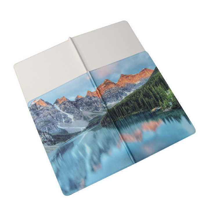 Fábrica directa cuaderno A6 / B6PU cubierta de cuero blanco agenda cuaderno al por mayor