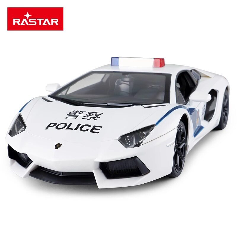Rastar Xinghui Remote Control Car Model Lamborghini Lp700-4 Police Car Siren and Lights Toy Gift 1:14 Rastar Xinghui Remote Control Car Model Lamborghini Lp700-4 Police Car Siren and Lights Toy Gift 1:14