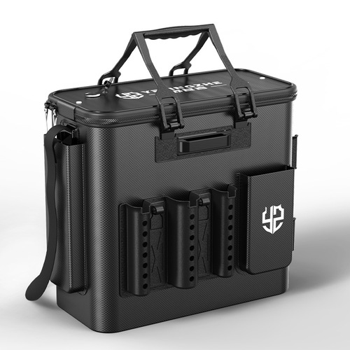 Camper thickened vertical fish protection bucket road sub bucket fishing live fish bucket multi-functional bucket fishing box fishing bucket