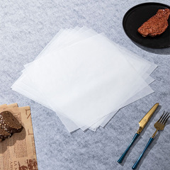 烘焙紙硅油紙托耐高溫空氣炸鍋紙食品級加厚吸油紙食物專用蒸籠紙