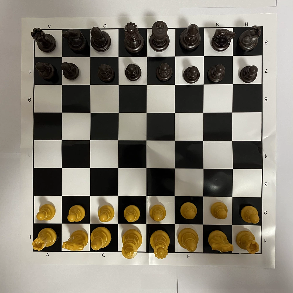Plastic chess, set, 49mm, 90 gram