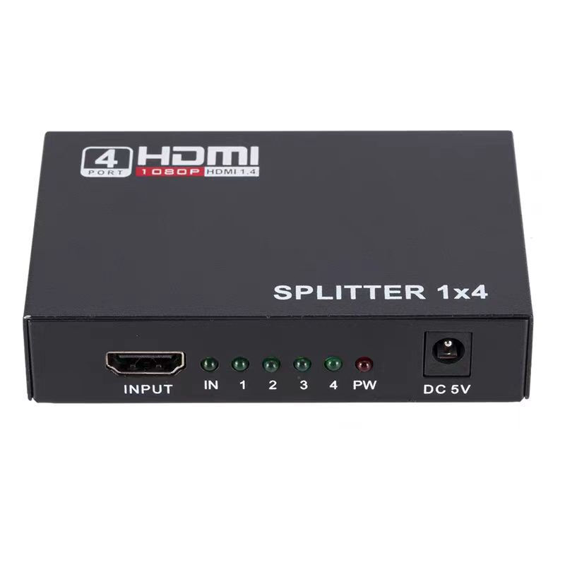 Hdmiハイビジョン分配器hdmi 1分4 hdmi一進四出分配器は4k x 2k ps4 3dをサポートしています。|undefined