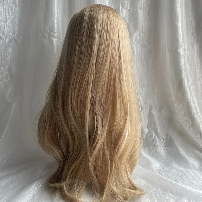 Lång vågig peruk med lockar och naturlig volym_voghion.com