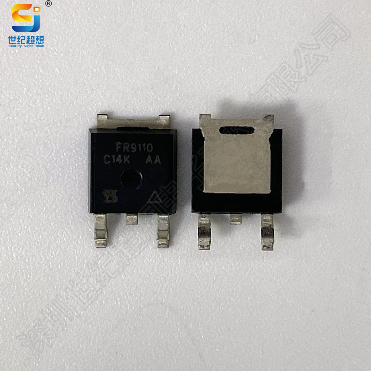 IRFR9110 场效应管 MOSFET P沟道 mos管 100V 3.1A 1.2欧姆 TO252