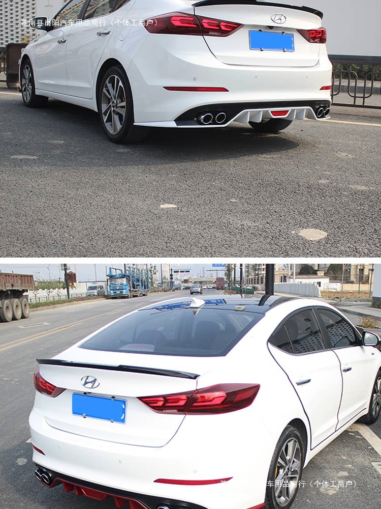 The Lingdong decorative spoiler surround is a modern modification suitable for the Lingdong rear bumper, available in various sizes
