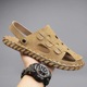 Dual purpose slippers men's summer 2024 new casual outdoor beach shoes men's trend personalized sandals men's retro