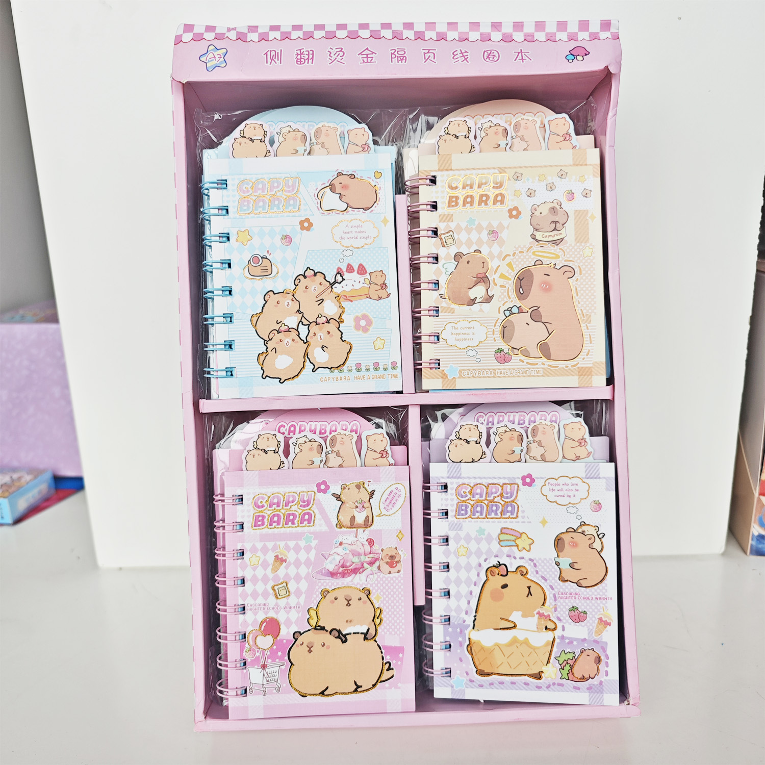 Creativo nuevo libro de círculo de línea Stitch de dibujos animados de alto valor Stitch libro de cuentas portátil para estudiantes al por mayor