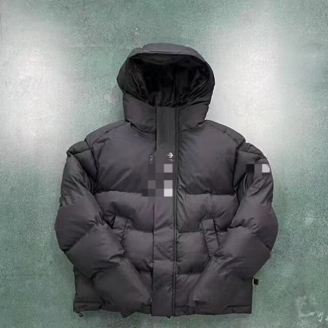 Trapstar 冬の新作トレンディなブランド暖かく厚みのあるショートスタイルのフード付きヒップホップストリートアメリカンジャケット、男性と女性用|undefined