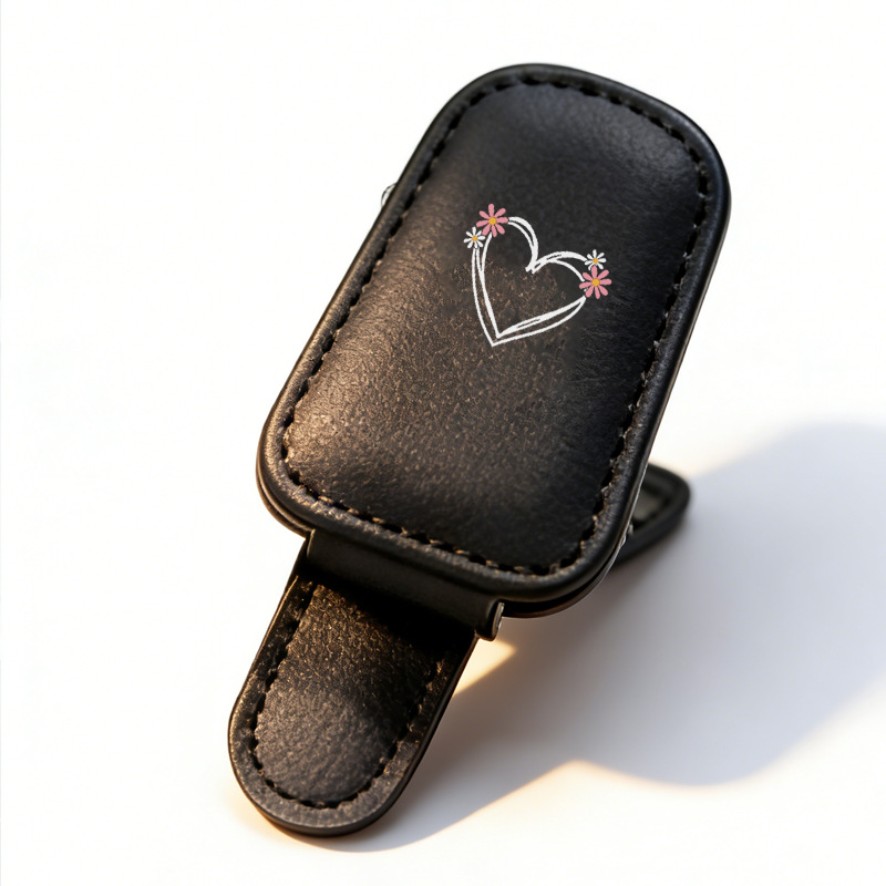 Cross-Border Popular Sunglasses Holder, Creative Car Sun Visor Storage Clip, Multifunctional Car Glasses Clip