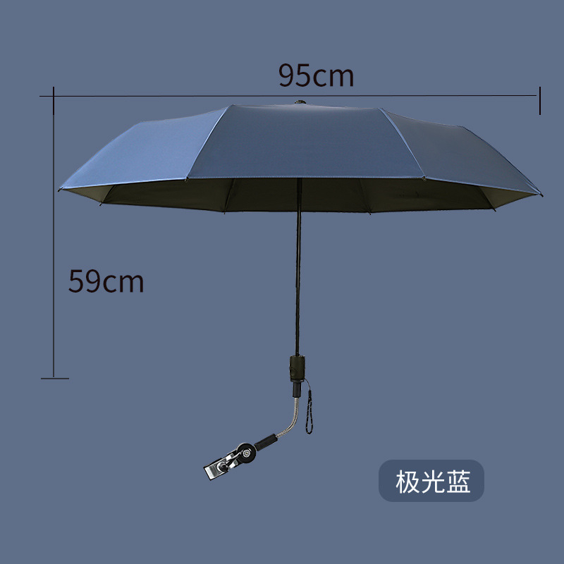 Venta al por mayor cochecito de bebé sombrilla resbalón muñeca artefacto de los niños coche sol paraguas impermeable Universal con bebé