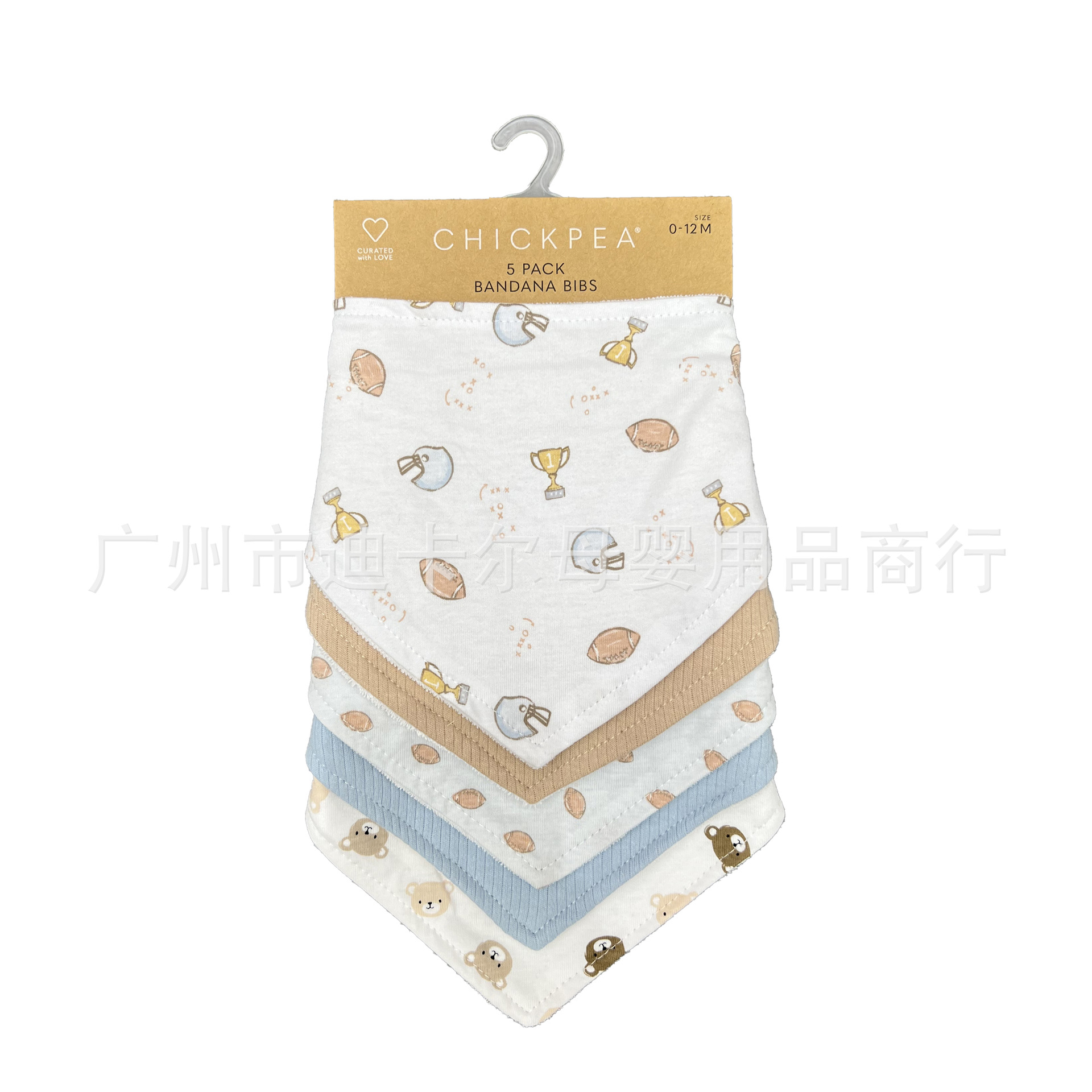 Comercio exterior baby triángulo delantal de algodón impresa de doble capa para niños lindos toallas de saliva para bebés 5 fabricantes de algodón