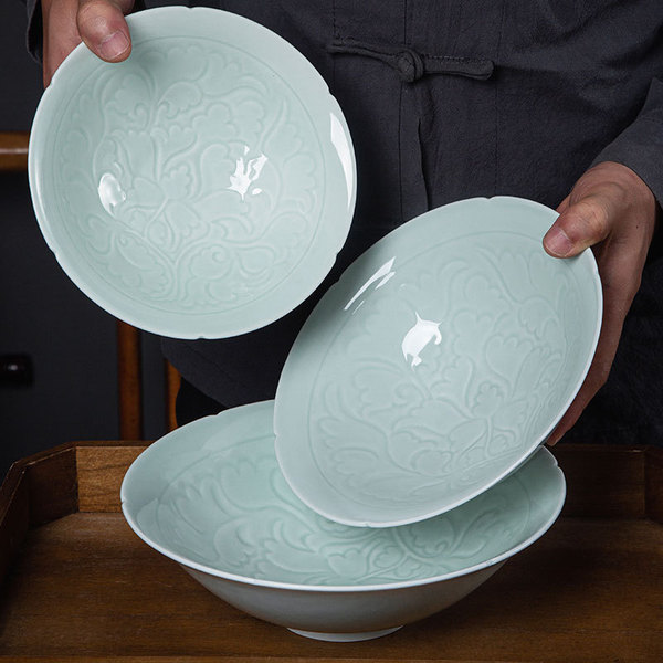 Jingdezhen imitation Song Celadon River Fresh Bowl Household Noodle…
