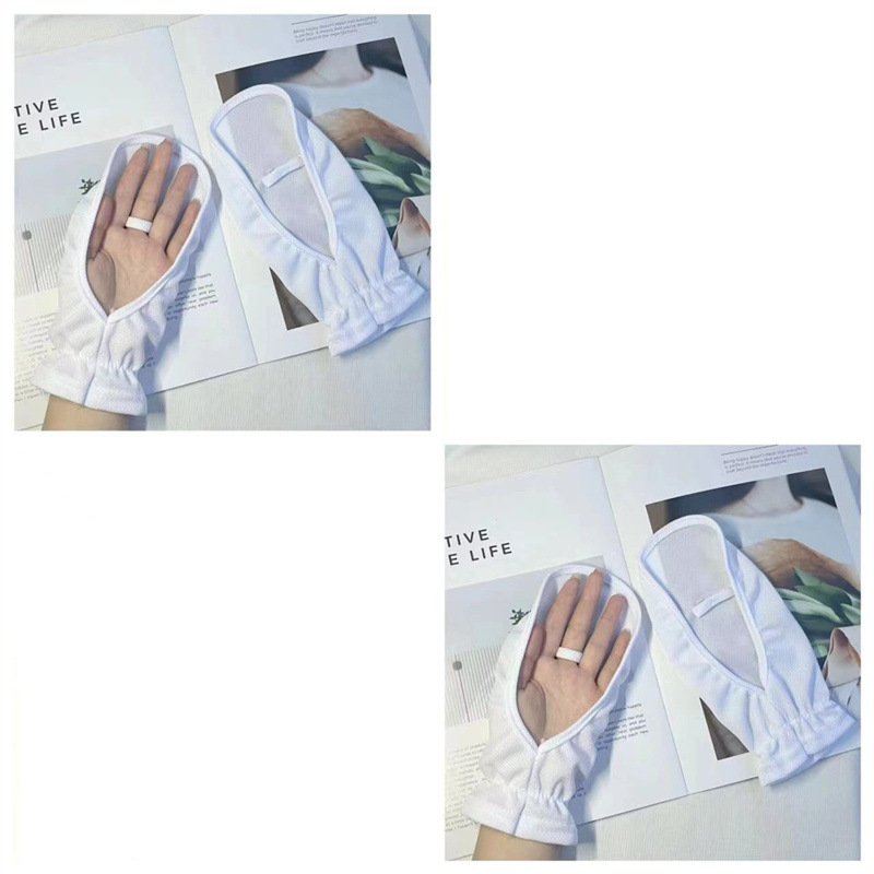 흰색 + 흰색(2쌍) 자외선 차단 장갑