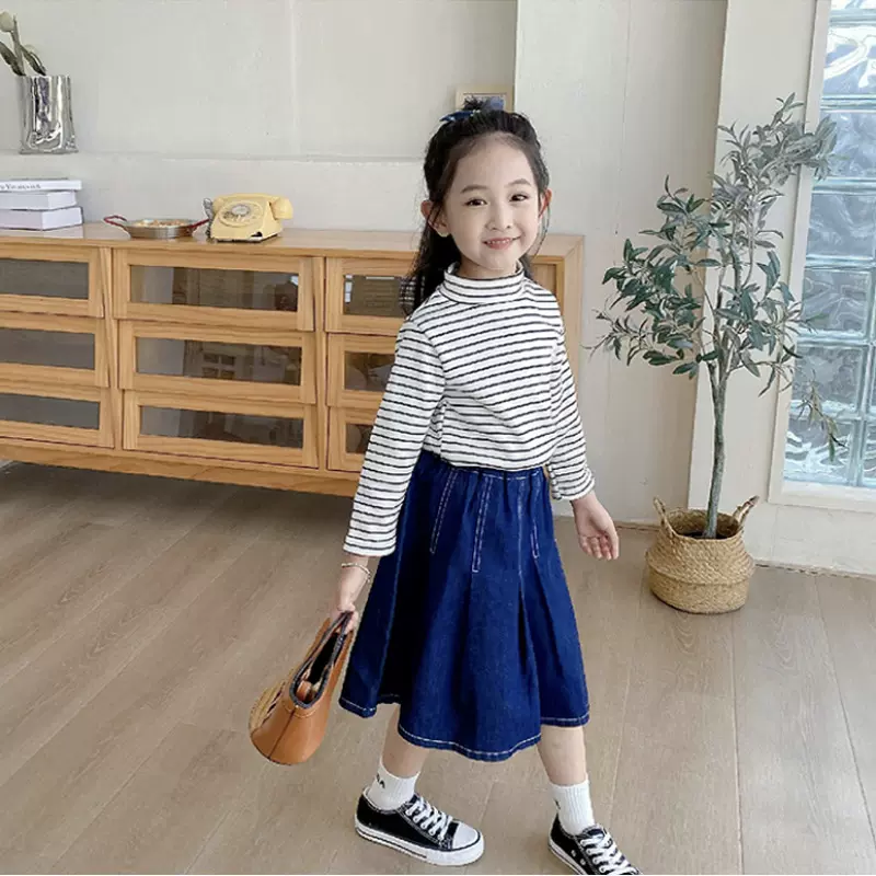 新款儿童保暖百搭加绒卫衣男女童长袖T恤冬中小童套头打底衫童装