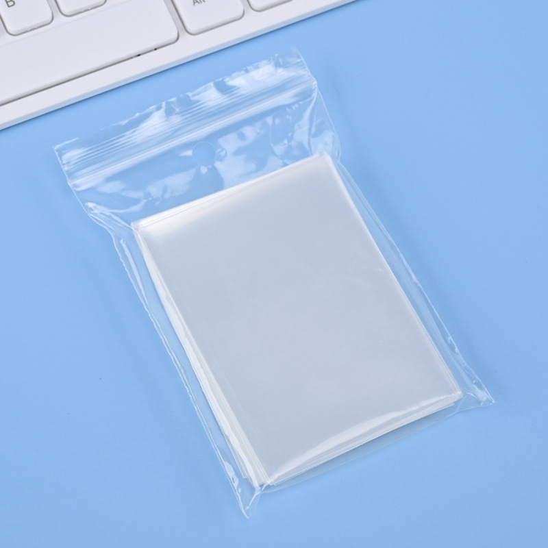 Gu Mei Gu Zi Ba Hao CPP bolsa autoadhesiva bolsa ziplock insignia redonda cuadrada Ba Hao bolsa tarjeta cubierta protectora de película 20 hilos