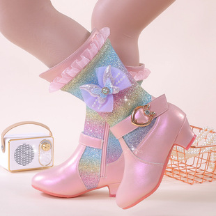 ��ͯ�߸�ѥ�Ӷ����¿�Ůͯ����ѥŮ���ӽqѩ��ѥ�������Y�ٽz��ɫ