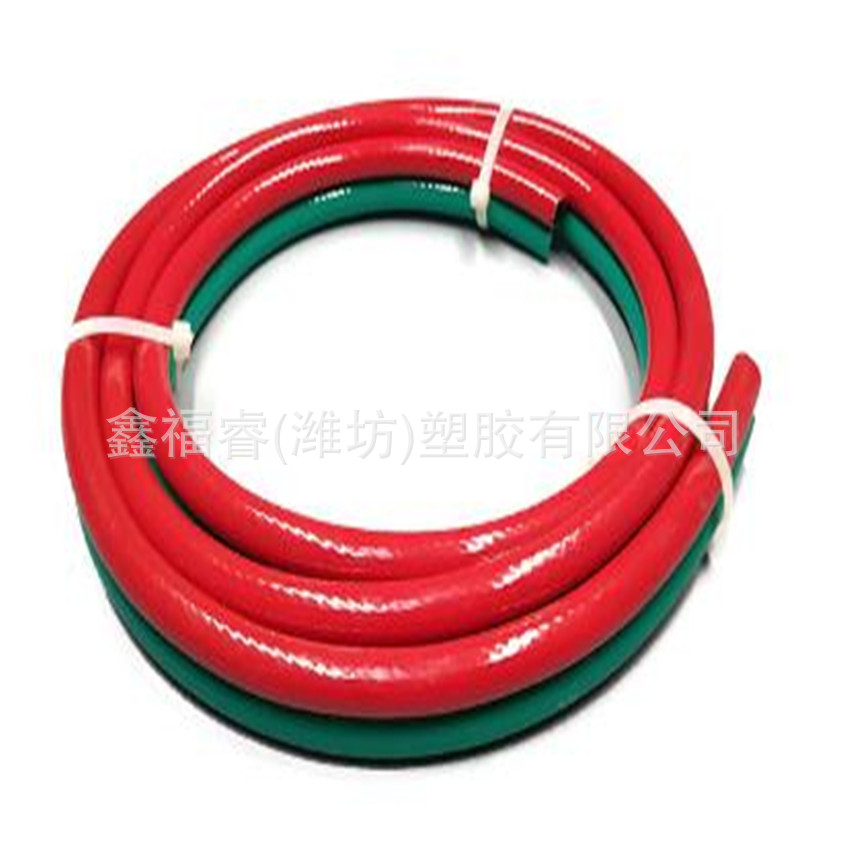 厂家供应高压橡塑气动软管 氧气双联管 乙炔双色管 并联高压管