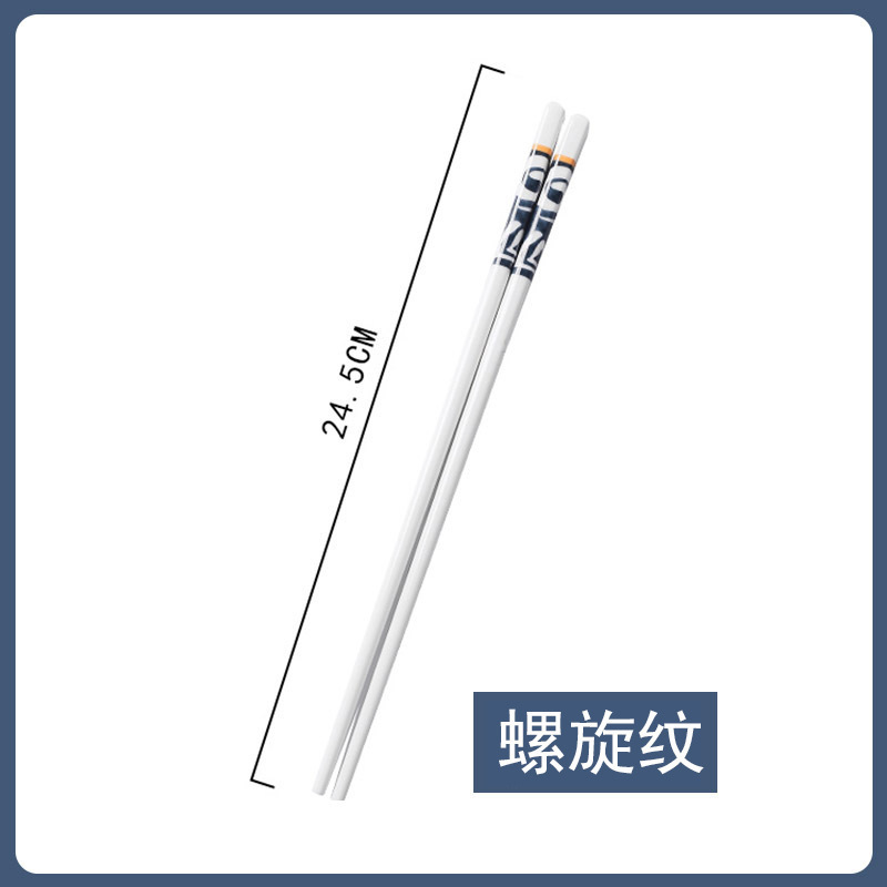 陶器の箸、和風防カビ、高温耐性、滑り止め、家庭用実用セット、変形しない箸のペア、環境に優しく健康|undefined