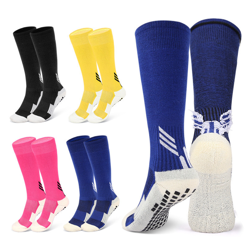 Sports Long Socks Socks Bottom Glue Stop Slip Towel Bottom Thickened Shock-cushioning Slow-pressure Sports Sweat-absorbent High Socks
