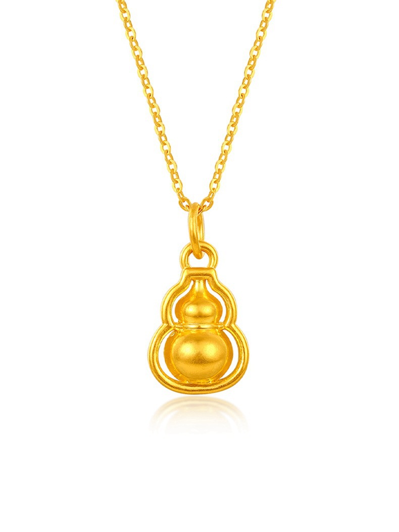 순금박(약 0.3) + 925 은금도금 목걸이 + 인증서 + 선물박스