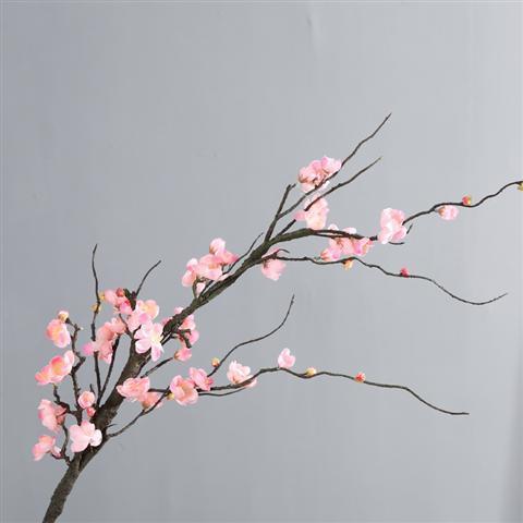 高度な模擬梅の枝、桃の花のダンス小道具、盆栽、リビングルーム、ロウバイの造花ディスプレイ装飾|undefined