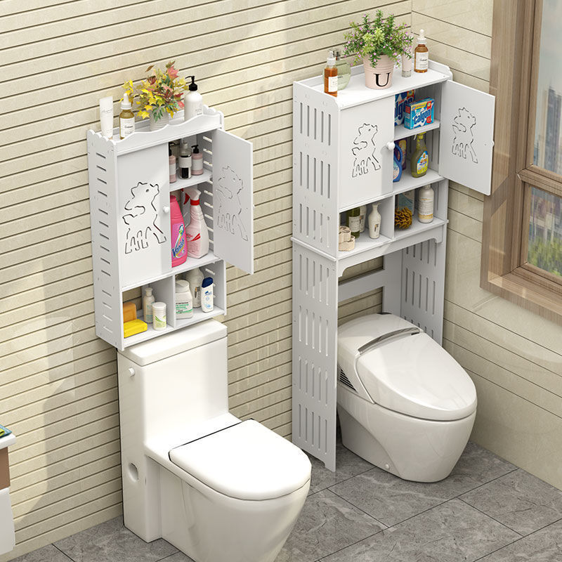 Bathroom Wall Cabinet Washbasin Storage Wall-Mounted Toilet Above Storage Rack Cabinet Storage Cabinet Bathroom Cabinet