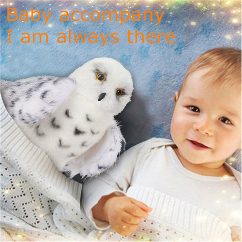 AliExpress Best Selling Snow White Simulation Animal Doll Cute Snow Owl Plush Owl Doll Children's Soft Pillow