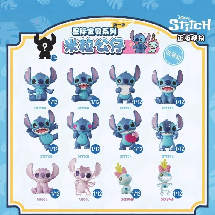 Оригинальная фигурка Disney Stitch из серии "Inner Adventures", слепой пакет, милые фигурки, подарочный набор