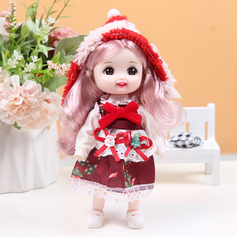 17 cm caja de regalo conjunto de marea constante muñeca Barbie muñeca muñeca cambiante articulaciones muñeca estand móvil