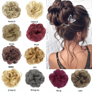 ���Q�F؛Hair Bun 16ɫ�ٰl�lȦ���w��y���lȦ����P�l�ٰl�l��