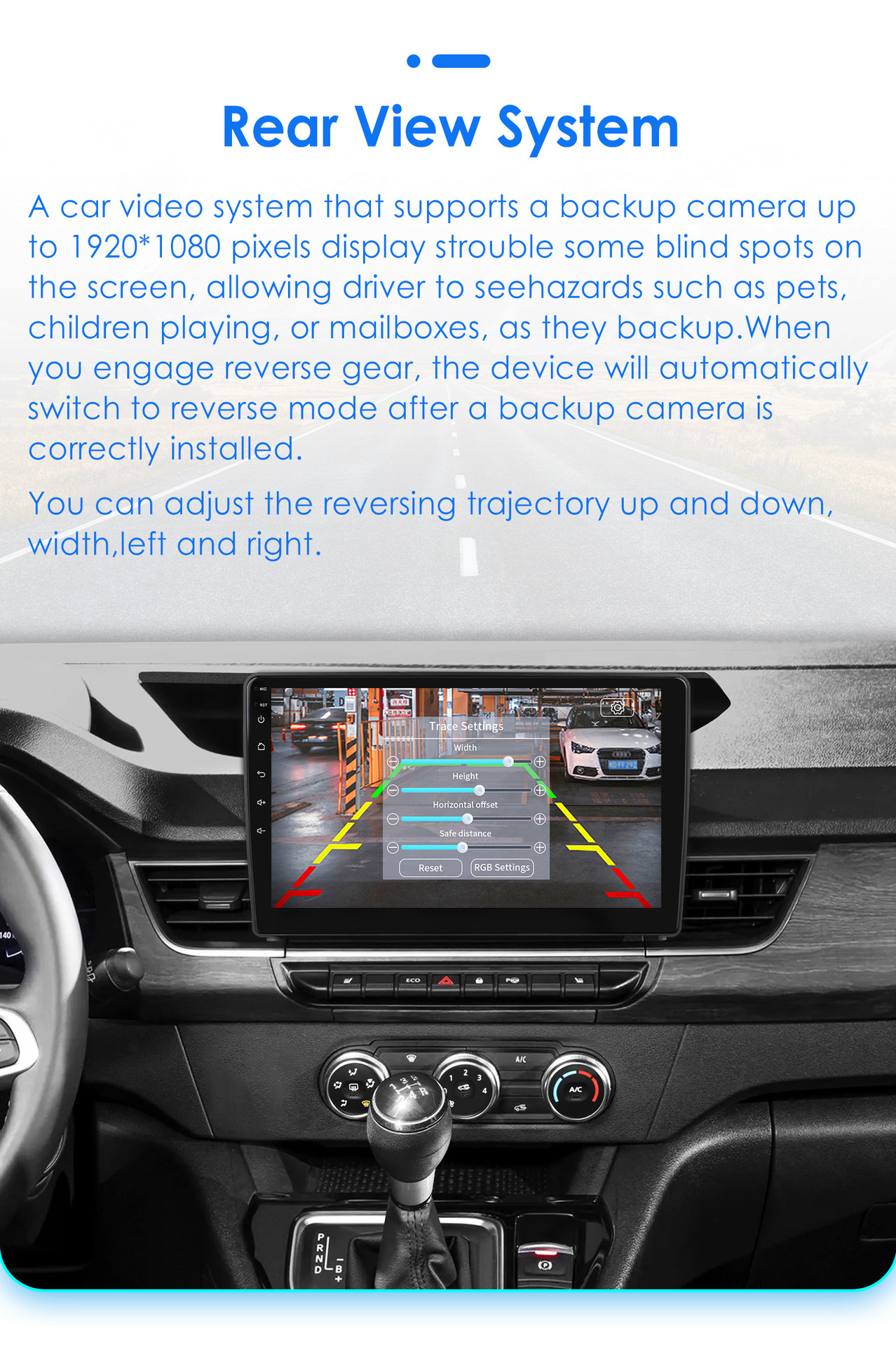 Suitable for 19-25 Renault Kangoo Android large screen navigation GPS reversing image car Bluetooth all-in-one machine