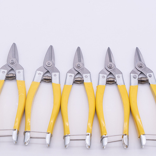 Rao Ding Small Yellow Garden Shears Fruit Harvesting Anti-Slip Handle Pruning Shears Gardening Landscape Tool Shears - 20 Pieces