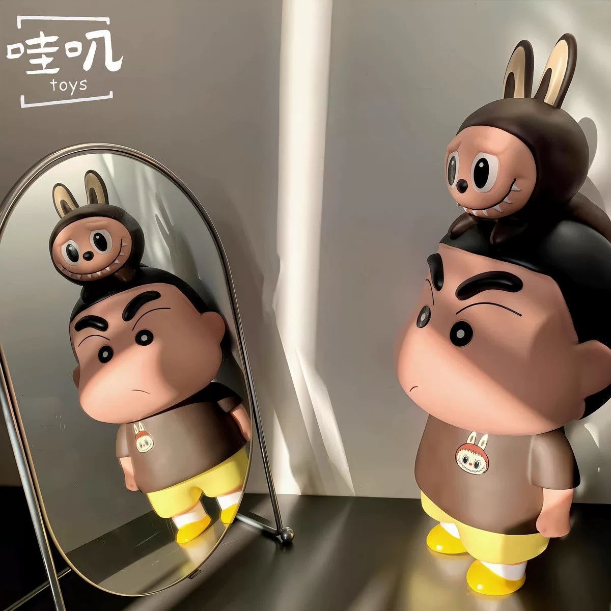 Crayon Shin-chan series large Labbu Shin-chan cute figures trendy TV cabinet desktop ornaments car decoration