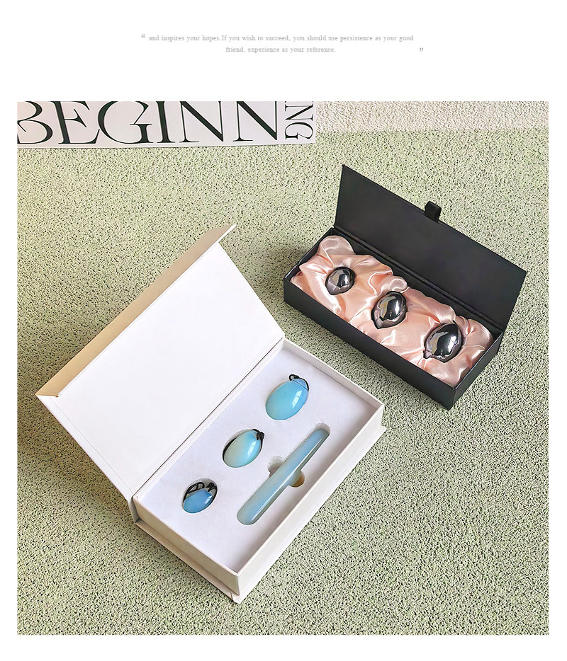 3D Roller Massageverpackung Box, kleine Lotusduschkopf Schachteln mit Schublade, Jade Gua Sha Platte, Magnetische Verpackungskartons