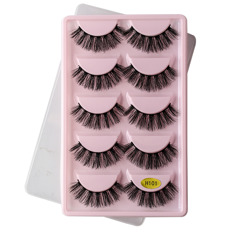 27g Weight False Eyelashes Makeup Tools Types Streetwear Colorful Mink Hair False Eyelashes 1 Piece