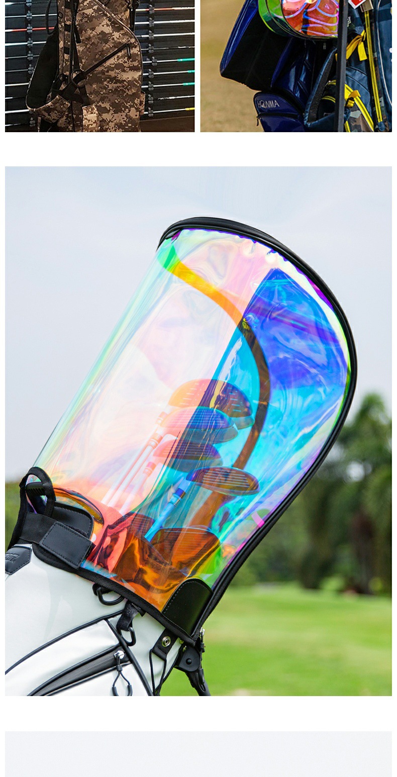 Mũ bóng golf PGM đa năng nhiều màu sắc, chất liệu TPU chống nước, có thể điều chỉnh kích cỡ — Mũ bóng đầy màu sắc QB072, Mũ bóng trong suốt QB072 chi tiết 7