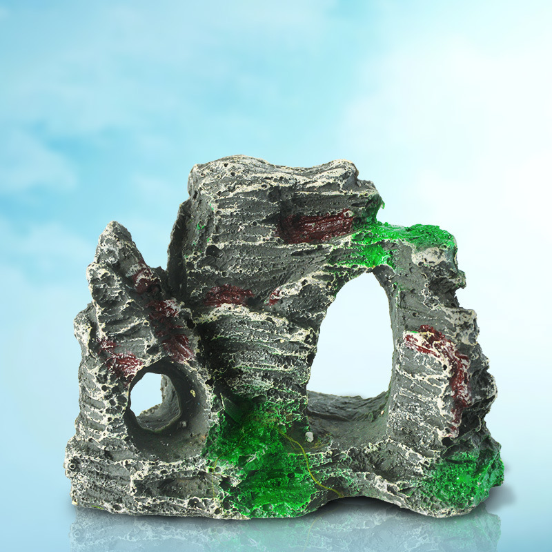 Explosiva pecera creativa acuario decoración paisajismo resina rocalla acuario artesanía en el hogar en stock