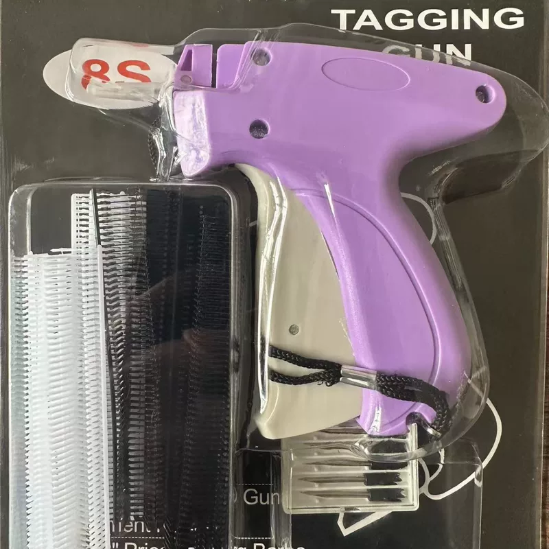 Tagging gun 9S, ABS+POM, with 1000 glue needles (8 mm) and 6 steel needles